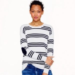 J. Crew Merino Wool Triple-Stripe Sweater M